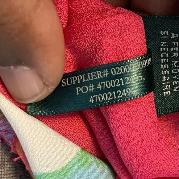 Lauren Ralph Lauren Drop Waist Sleeveless DBL Vneck Flowy Floral Dress Size 4 - Picture 13 of 14